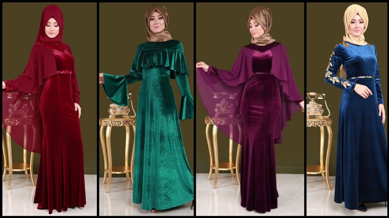 Velvet abaya